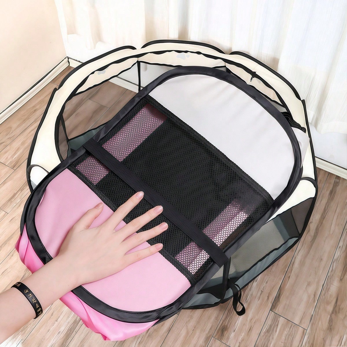 Corral Plegable Octagonal para - Outdoor Camping Dog Fence reseña y precio