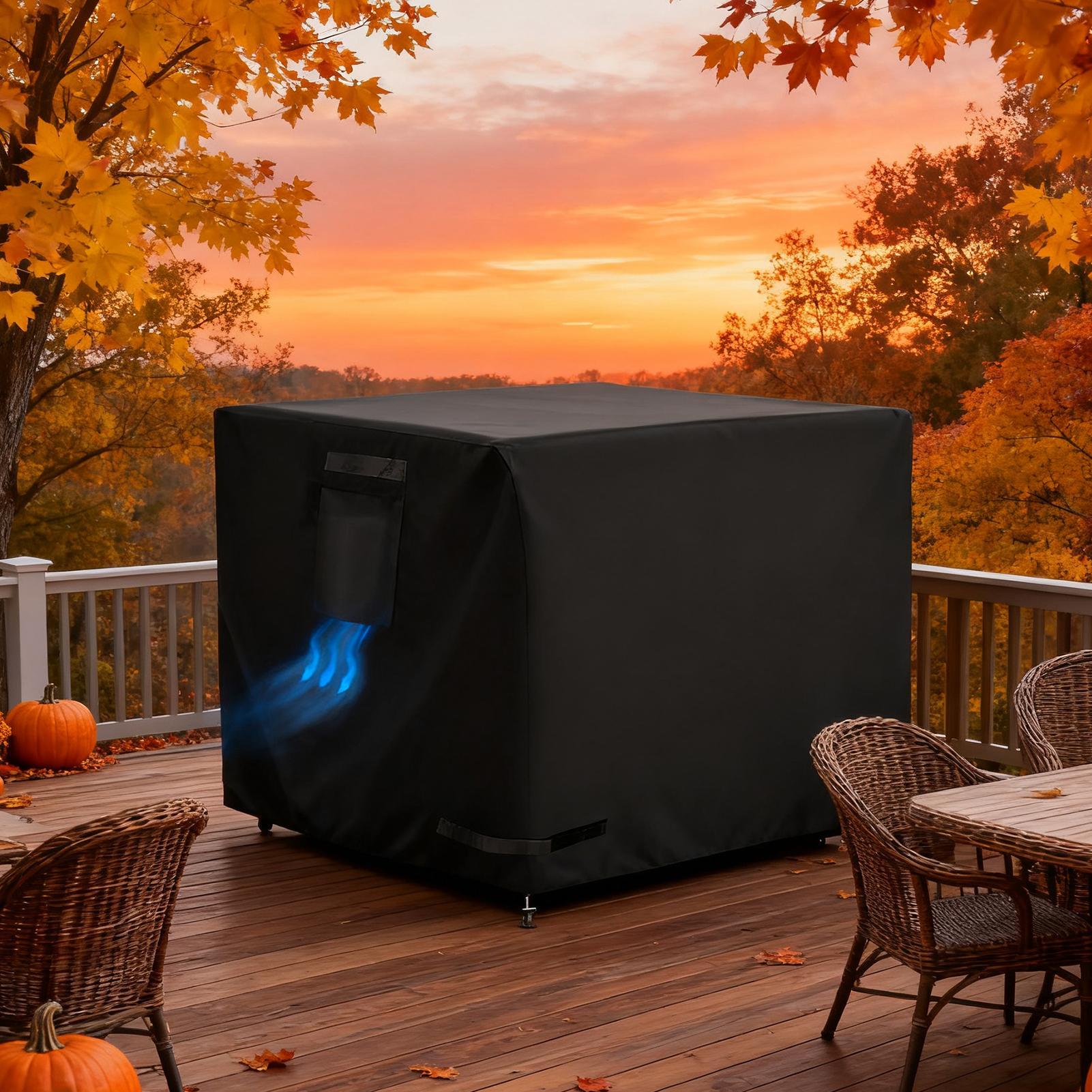 Cubierta para fogones cuadrada - Outdoor Camping Fire Pit reseña y precio