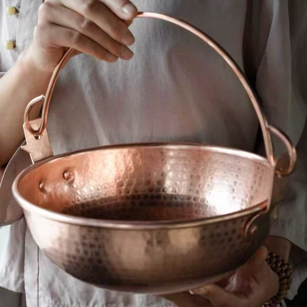 Olla colgante de cobre Vintage - Outdoor Camping Utensils reseña y precio