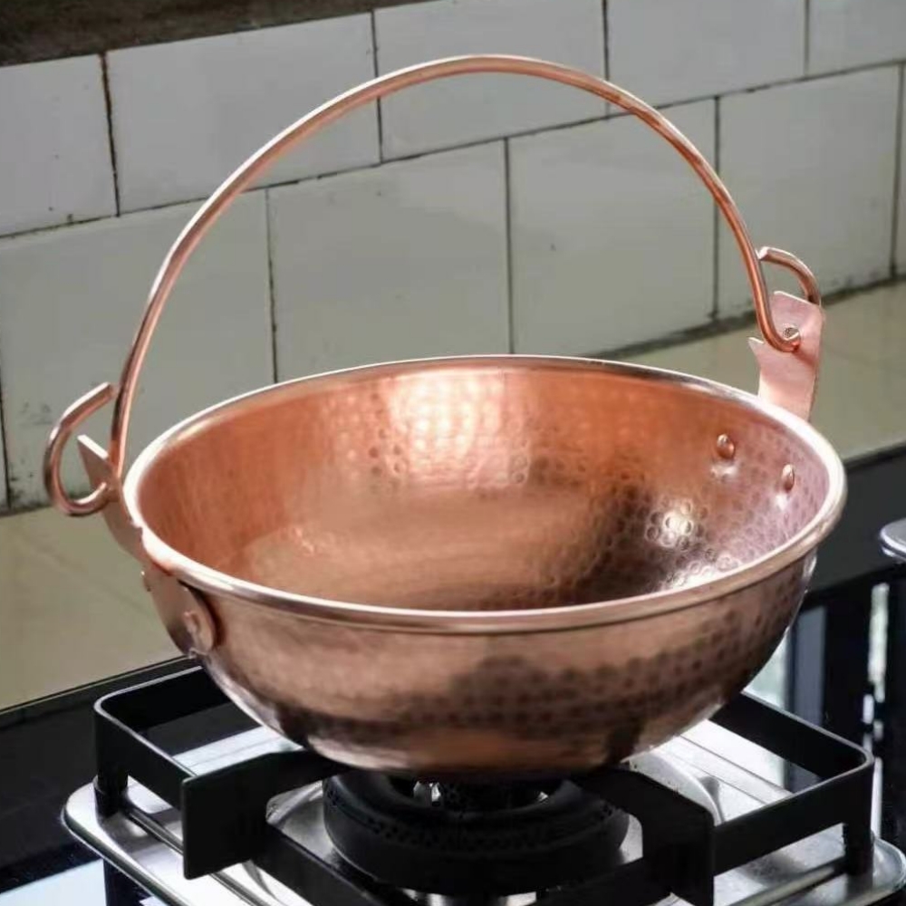 Olla colgante de cobre Vintage - Outdoor Camping Utensils reseña y precio