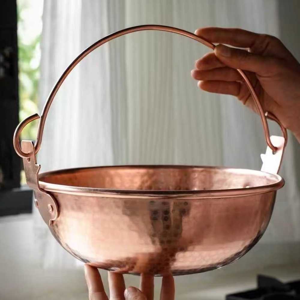 Olla colgante de cobre Vintage - Outdoor Camping Utensils reseña y precio