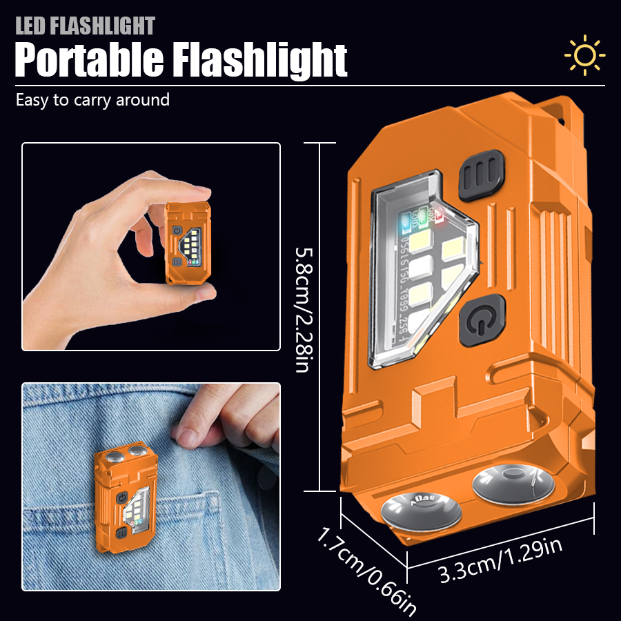 Mini Linterna LED Recargable p - Headlamp reseña y precio