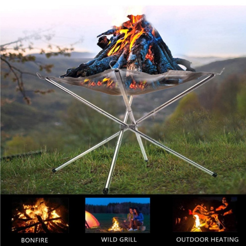 Soporte Plegable de Acero Inox - Outdoor Camping Wood Stove reseña y precio