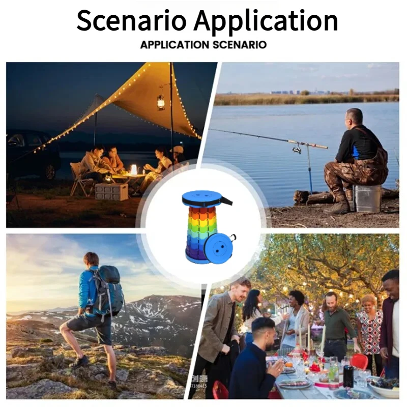Taburete Telescópico Plegable  - Outdoor Camping Accessories reseña y precio