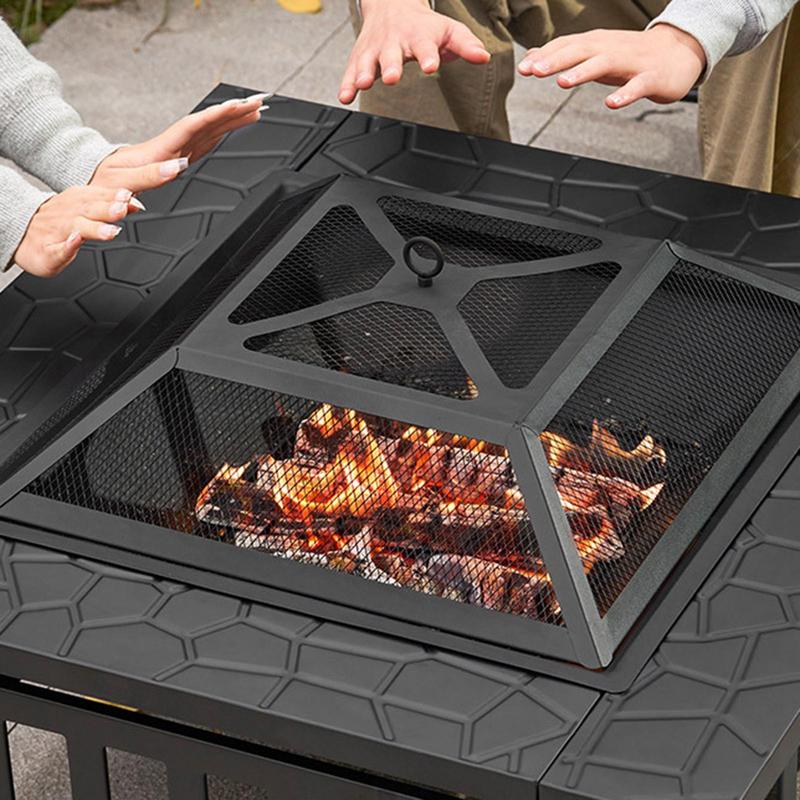 Estufa de leña para acampar, f - Outdoor Camping Wood Stove reseña y precio