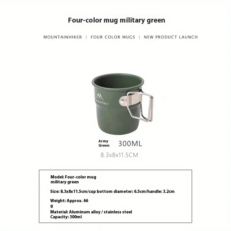Taza de aluminio para acampar  - Outdoor Camping Utensils reseña y precio