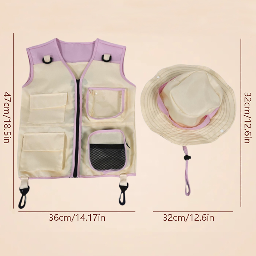Chaleco de explorador para niñ - Outdoor Camping Kids Activities reseña y precio