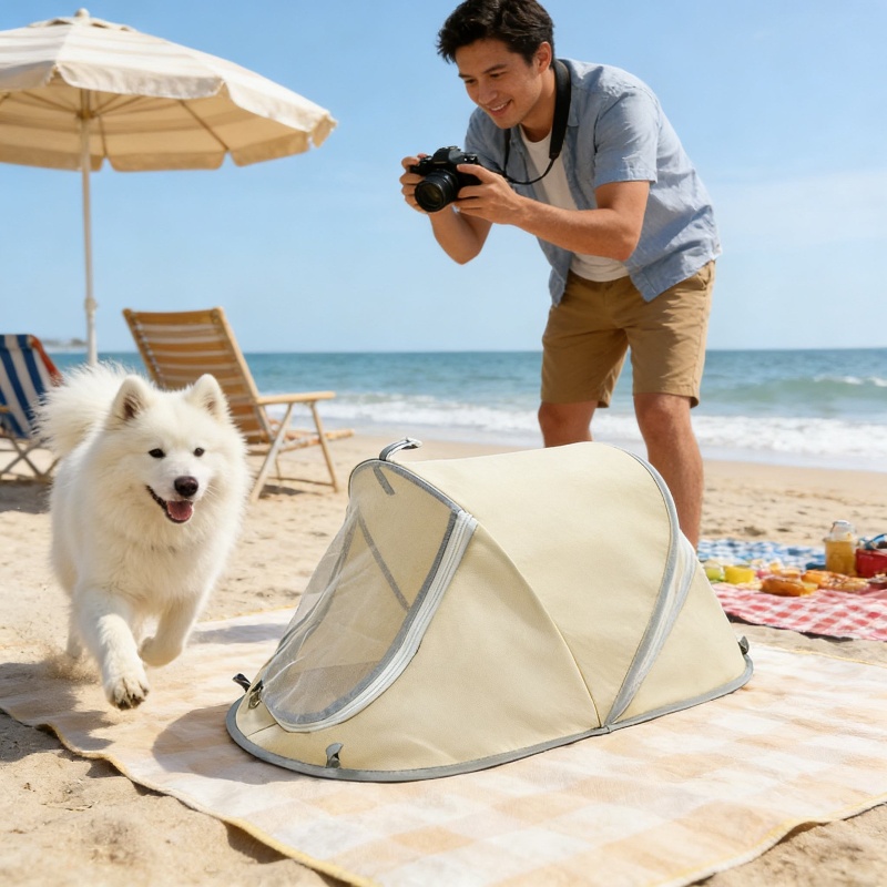 Nueva tienda de campaña portát - Outdoor Camping Dog Fence reseña y precio