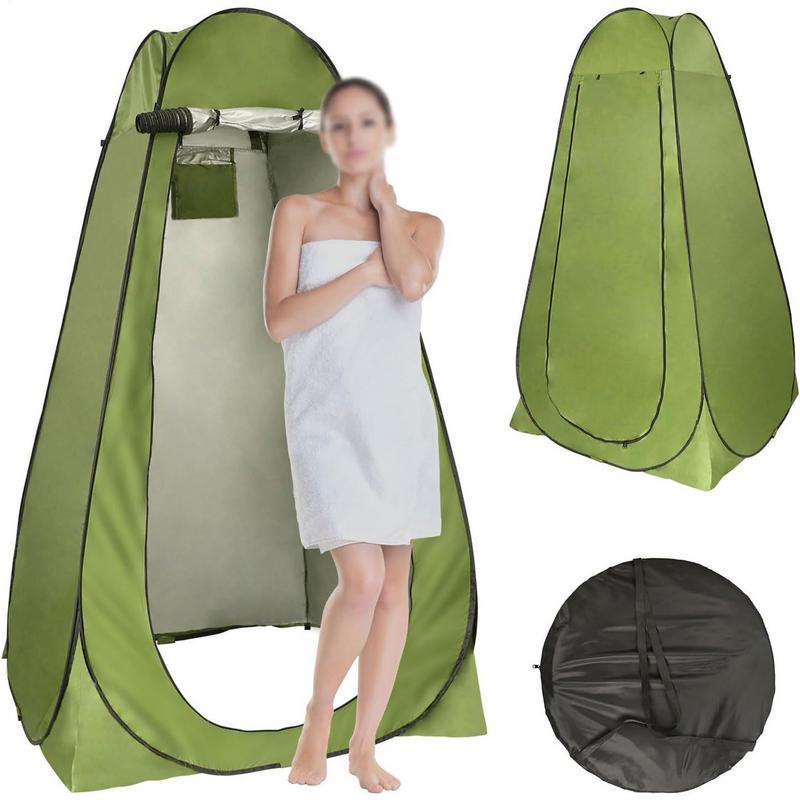 Tienda de campaña portátil par - Outdoor Camping Toilet Tent reseña y precio