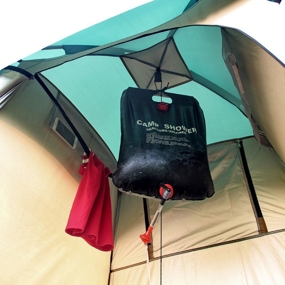 Tienda de campaña portátil des - Outdoor Camping Toilet Tent reseña y precio