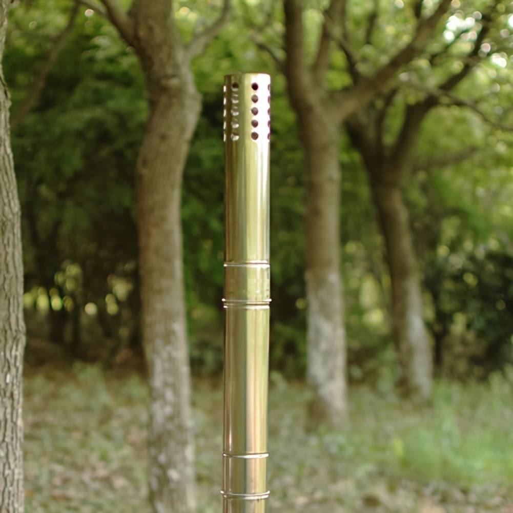 Kit de Tubos de Humo de Acero  - Outdoor Camping Wood Stove reseña y precio