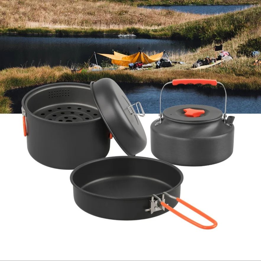 Juego de utensilios de cocina  - Outdoor Camping Cooking Set reseña y precio