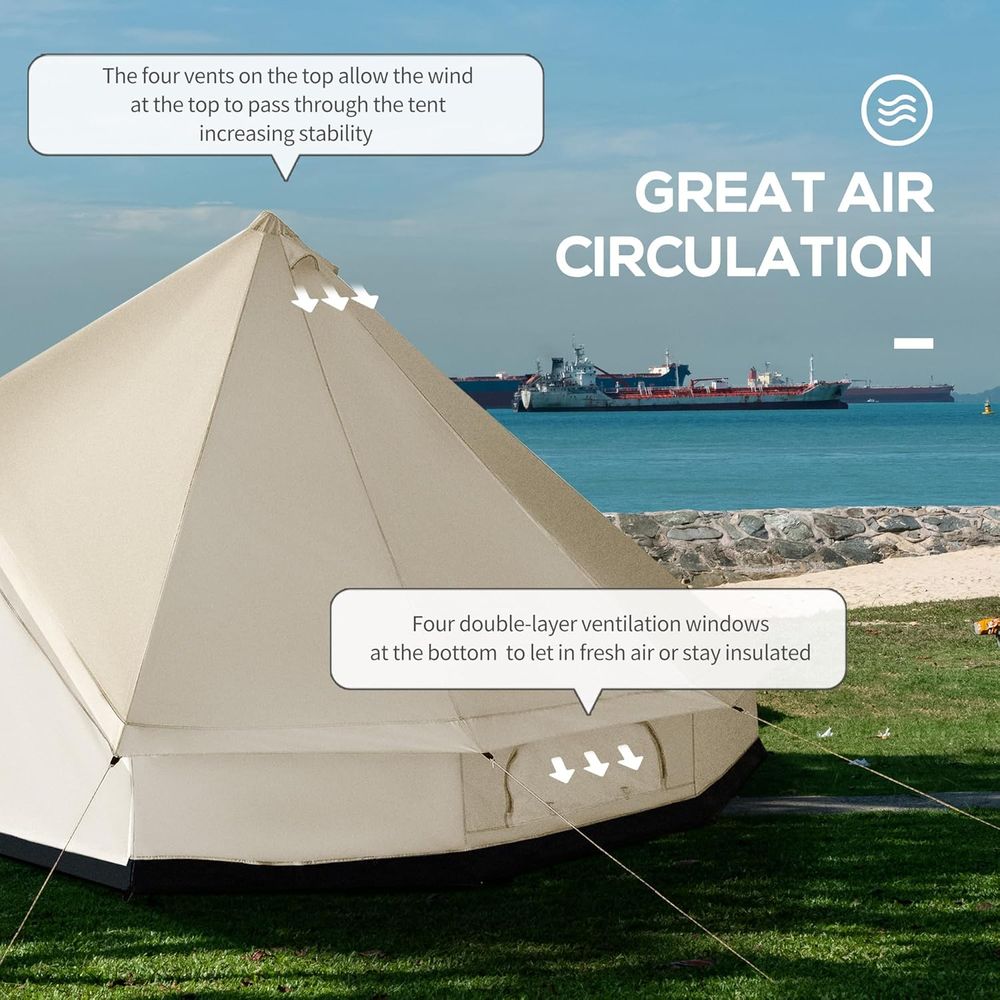 Carpa de Glamping Espaciosa pa - Outdoor Camping And Glamping reseña y precio