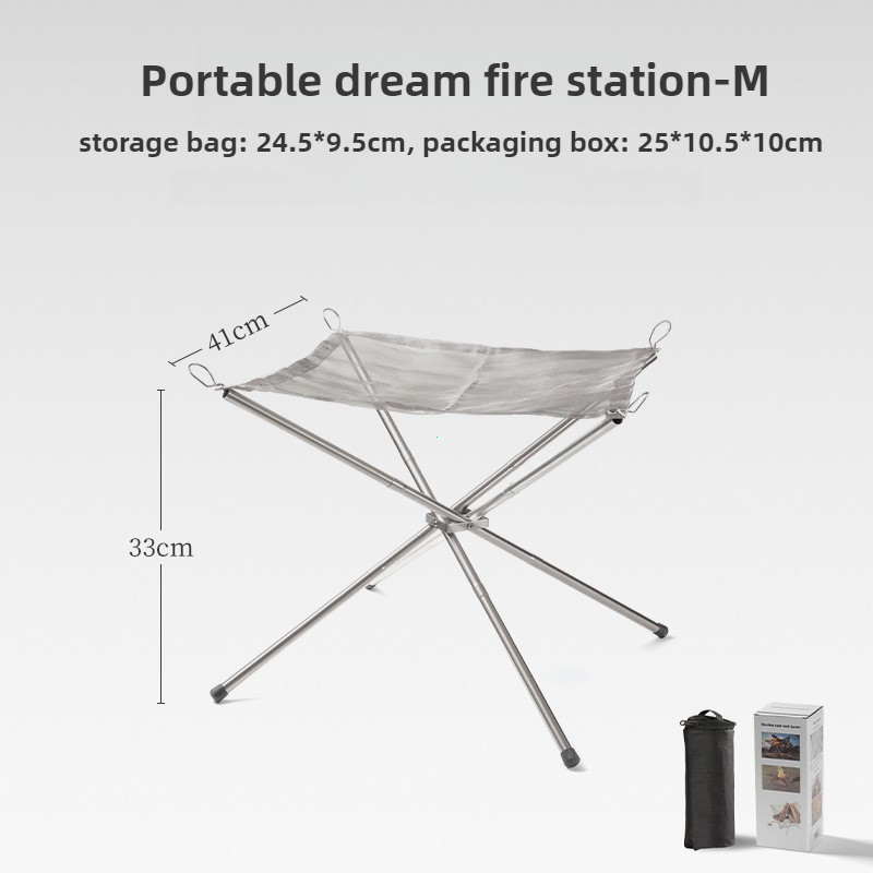 Brasero Portátil Duradero para - Outdoor Camping Fire Pit reseña y precio