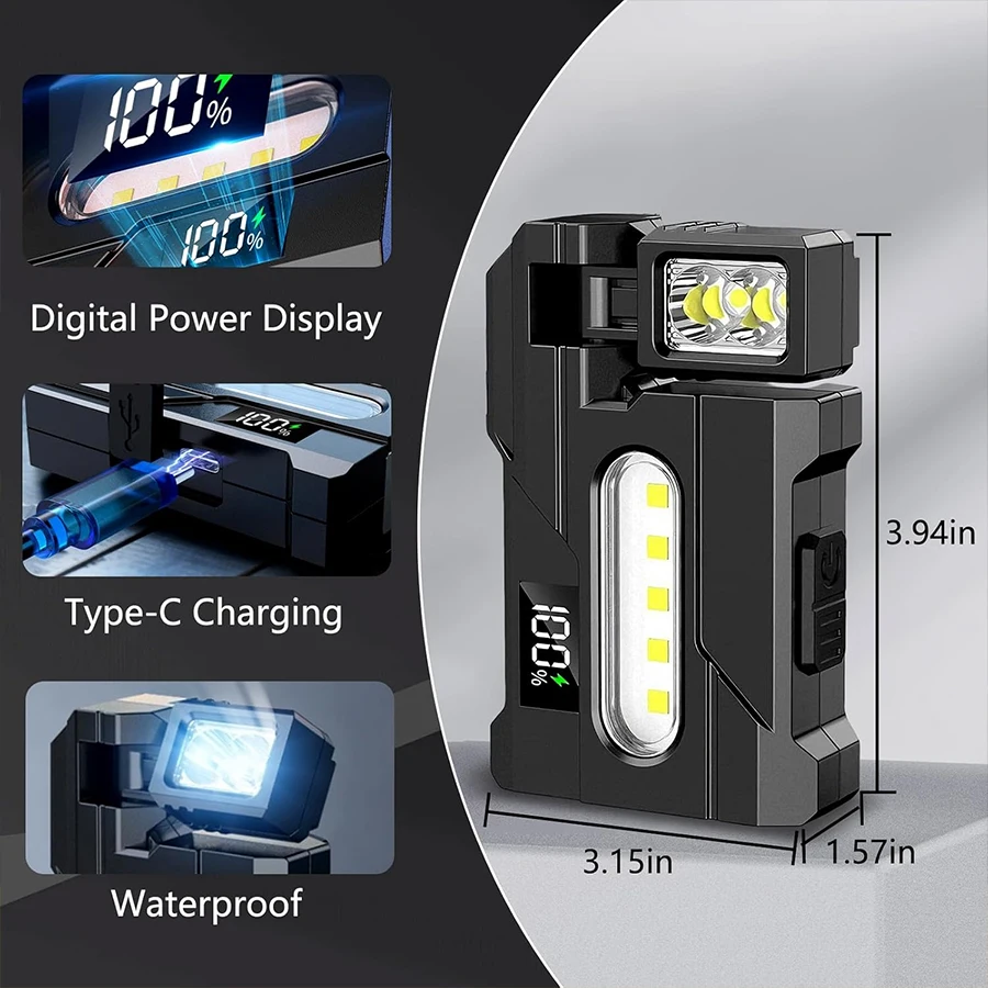Linterna EDC ultraluminosa mul - Headlamp reseña y precio