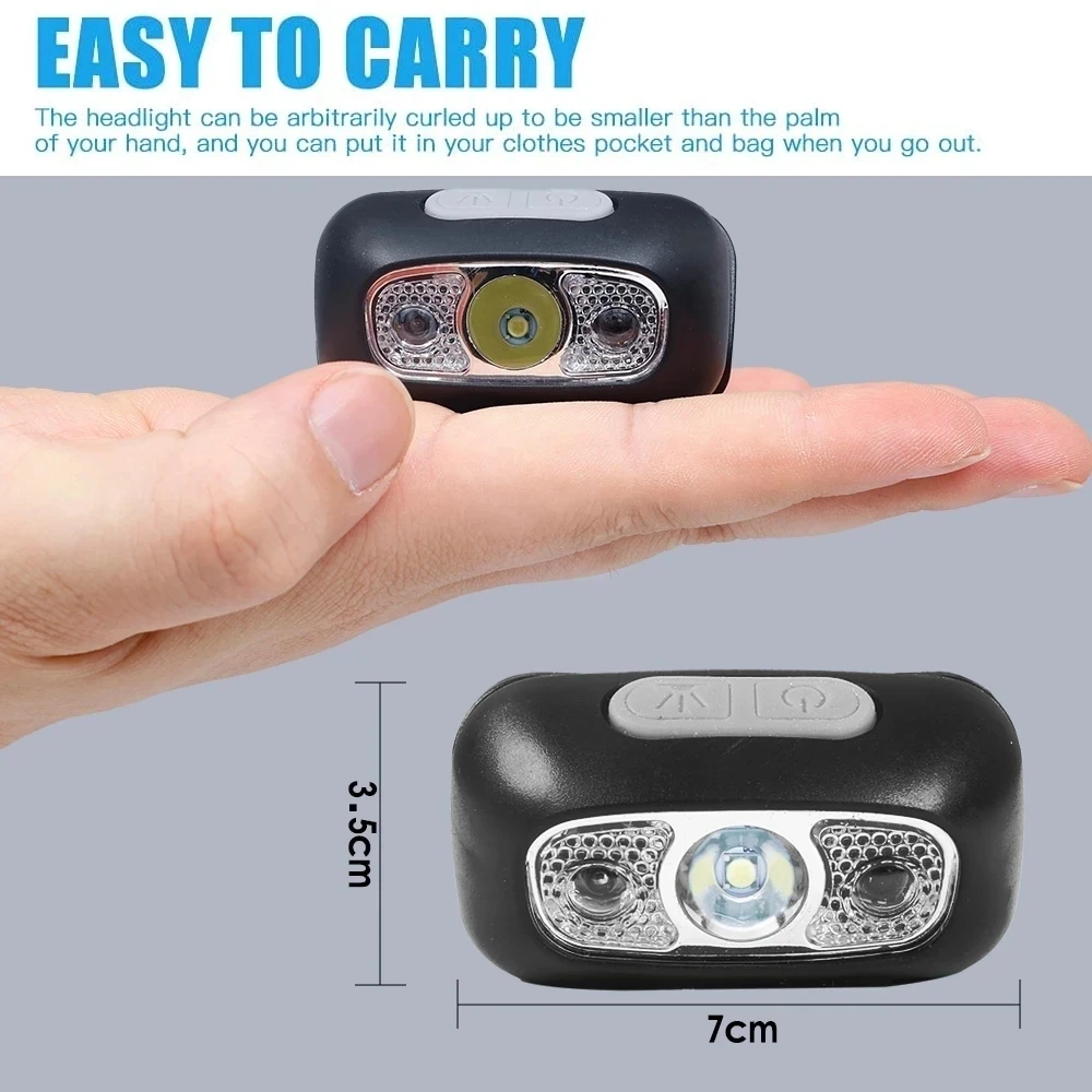 Linterna frontal de luz fuerte - Headlamp reseña y precio