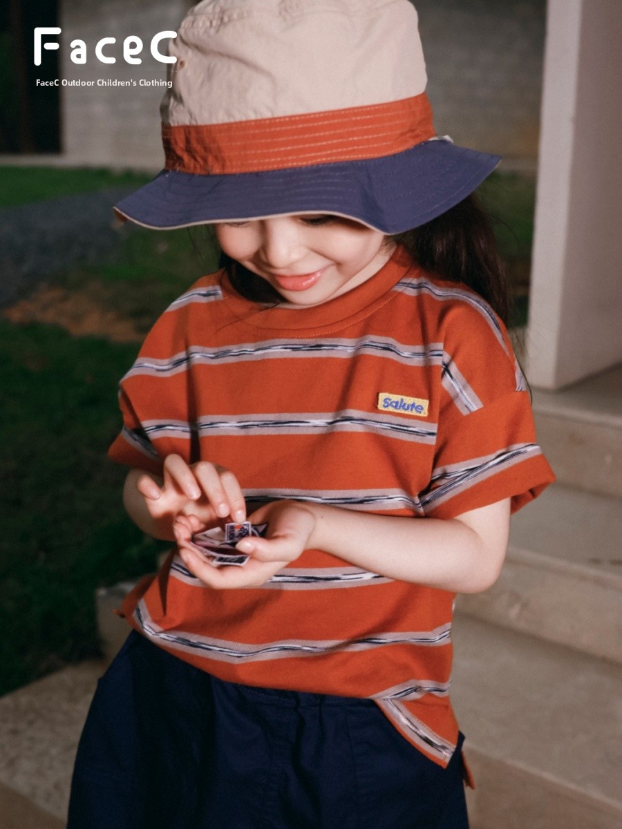Camiseta de Manga Corta de Alg - Outdoor Camping Kids Activities reseña y precio