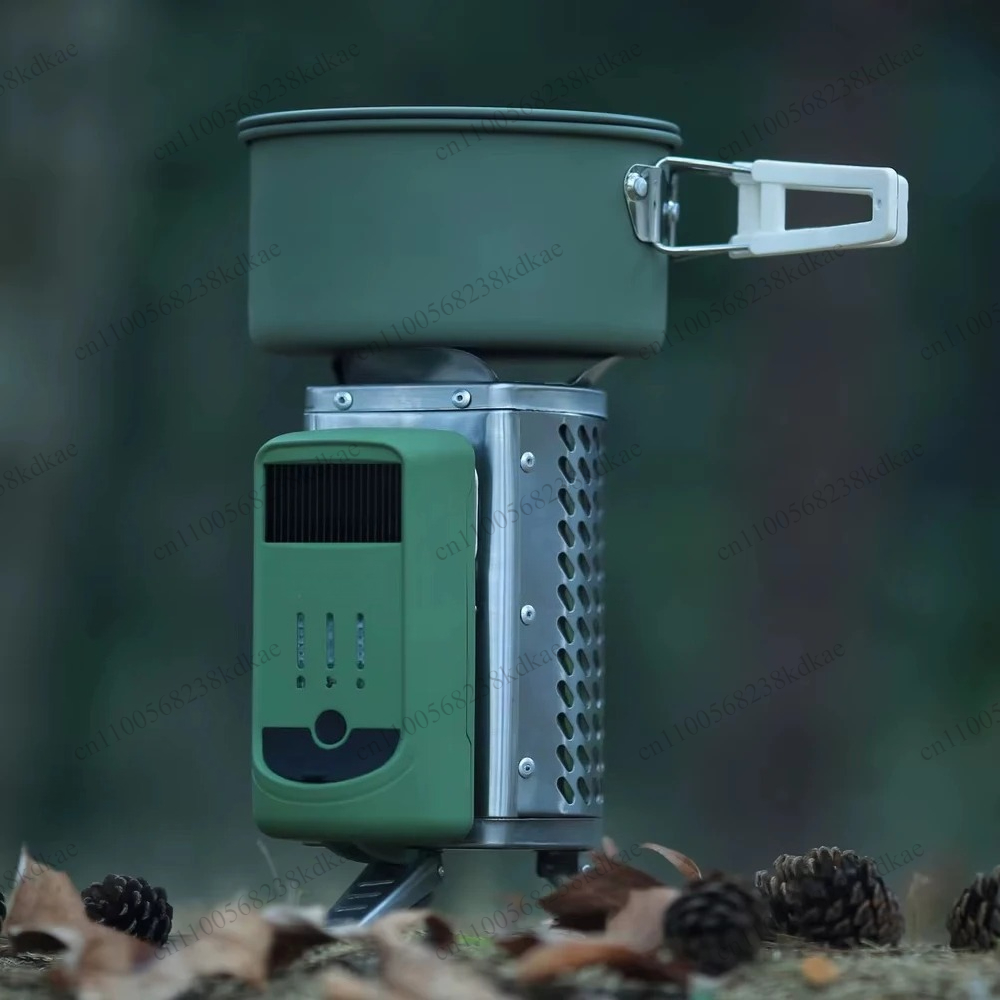 Estufa de leña portátil sin hu - Outdoor Camping Wood Stove reseña y precio