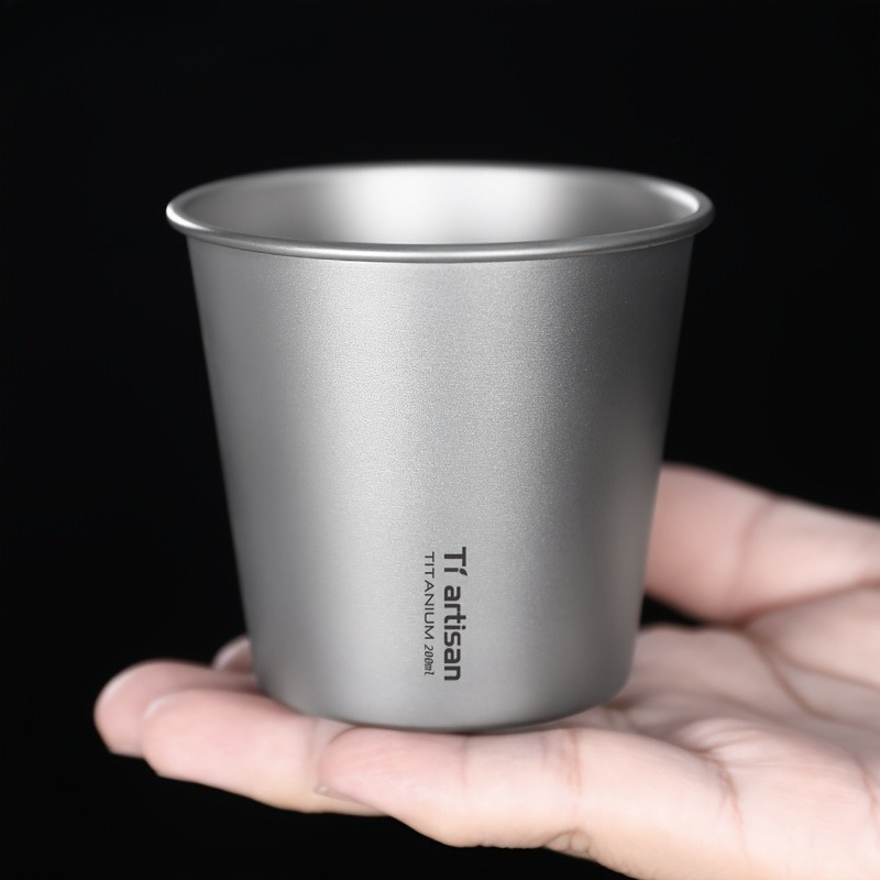 Taza de titanio de 200ml para  - Outdoor Camping Utensils reseña y precio