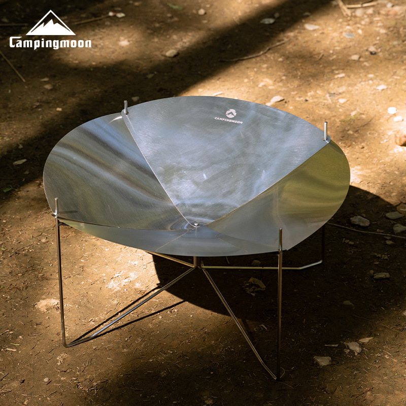 Plataforma de Fuego Plegable d - Outdoor Camping Fire Pit reseña y precio