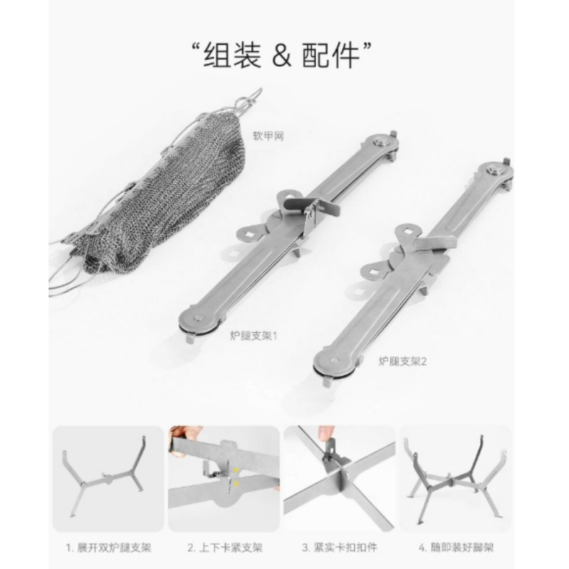 Para senderismo, Picnic, cocin - Outdoor Camping Wood Stove reseña y precio