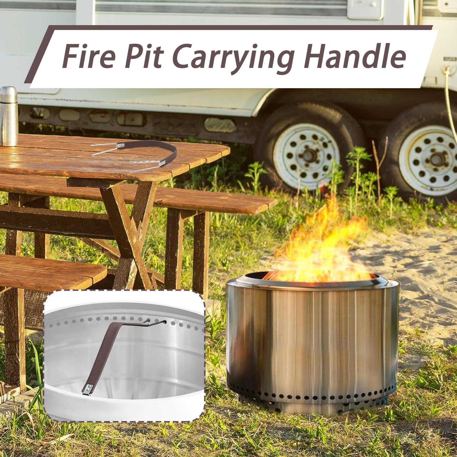 Manija para tapa de fogón, her - Outdoor Camping Fire Pit reseña y precio