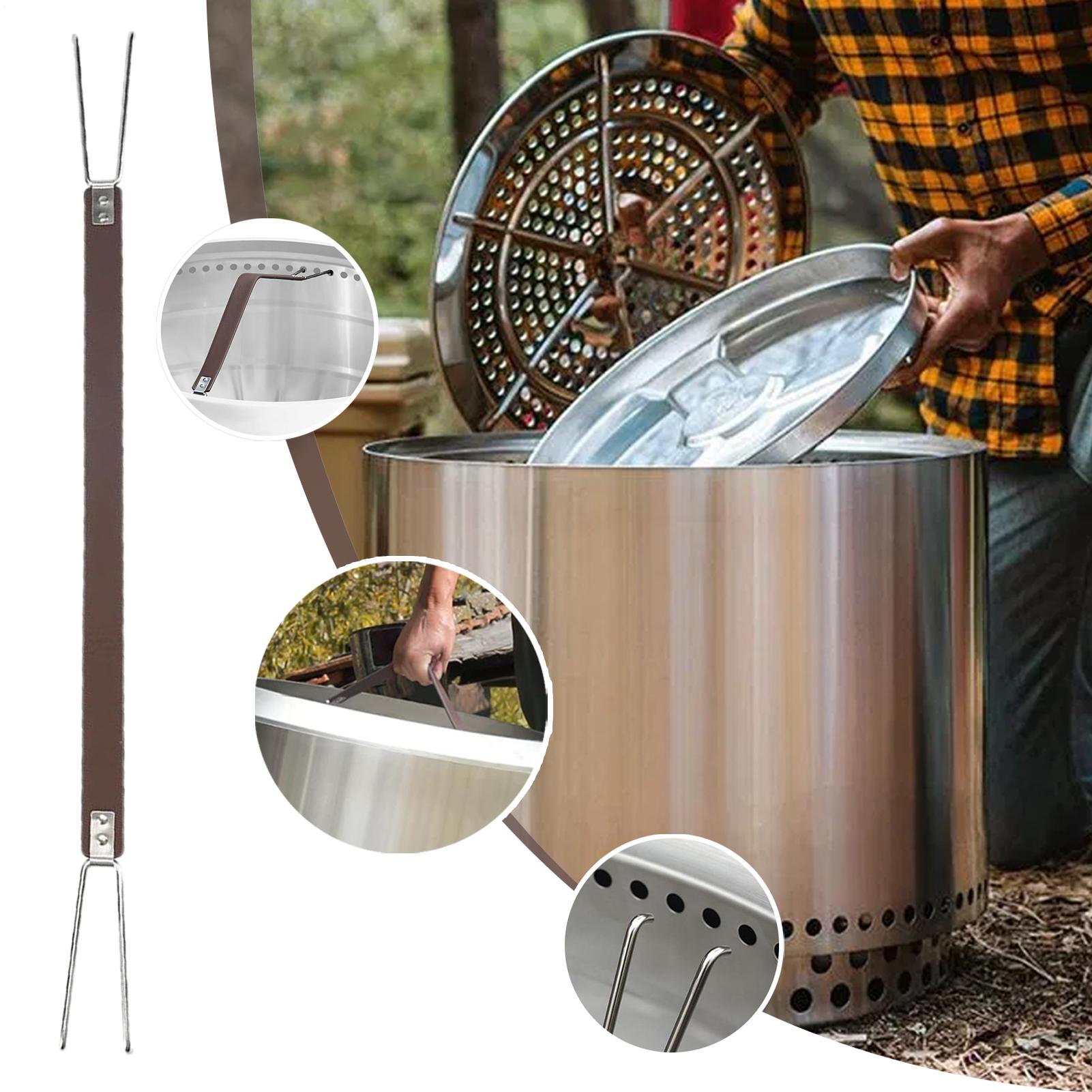 Manija para tapa de fogón, her - Outdoor Camping Fire Pit reseña y precio
