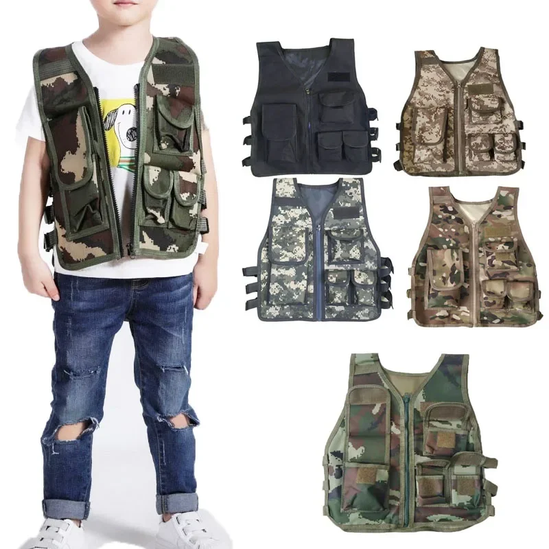 Chaleco Táctico para Niños, Es - Outdoor Camping Kids Activities reseña y precio