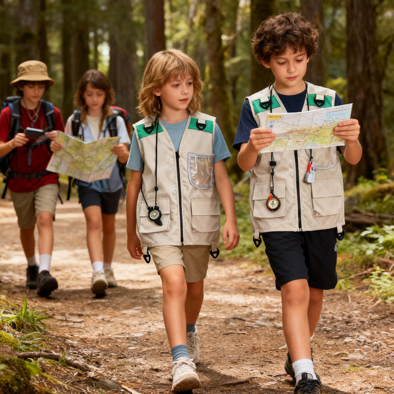 Chaleco de pesca para niños, c - Outdoor Camping Kids Activities reseña y precio