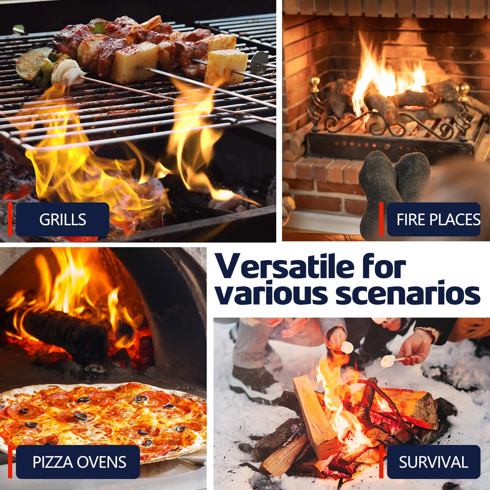Encendedor de fuego instantáne - Outdoor Camping Wood Stove reseña y precio
