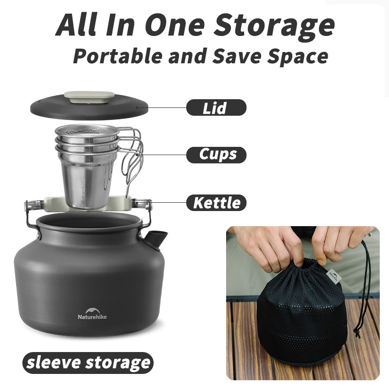 Naturehike-olla de utensilios  - Outdoor Camping Utensils reseña y precio
