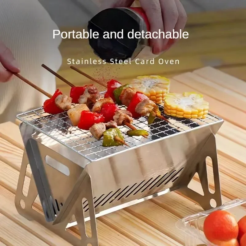 Parrilla Portátil Plegable par - Outdoor Camping Fire Pit reseña y precio